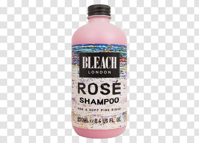 Bleach Hair Coloring Shampoo Conditioner - Rose Transparent PNG