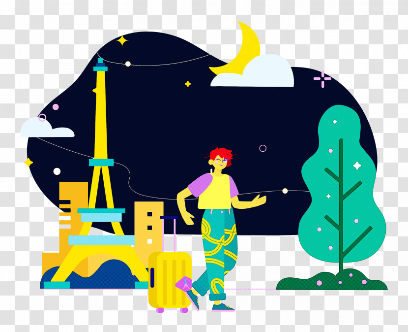 Paris Travel Transparent PNG