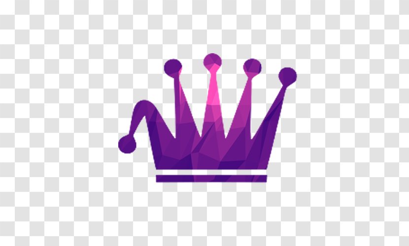 Logo Crown Clown - Pink - Purple Picture Material Transparent PNG