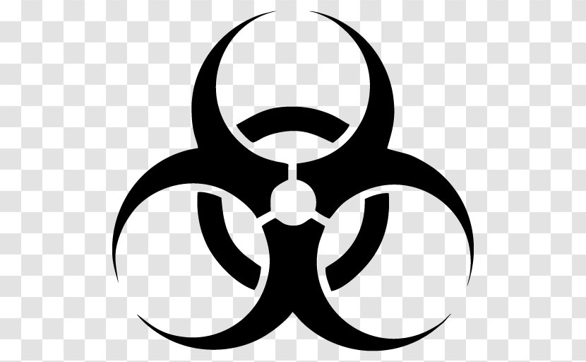 Biological Hazard Clip Art - Dangerous Goods - Poison Symbol Transparent PNG