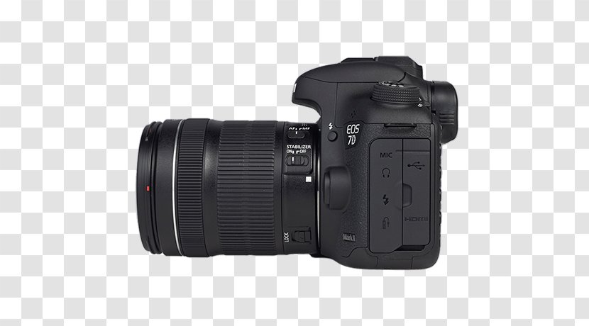 Canon EOS 750D EF-S 18–55mm Lens 5D Mark III 70D 18–135mm - Camera - Broadcast Transparent PNG