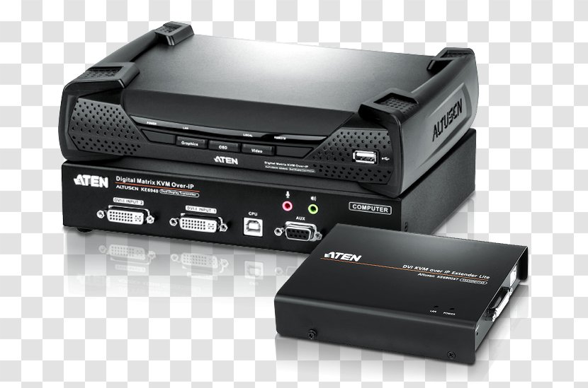 KVM Switches Electronics Digital Visual Interface USB Computer Software - Multimedia Transparent PNG