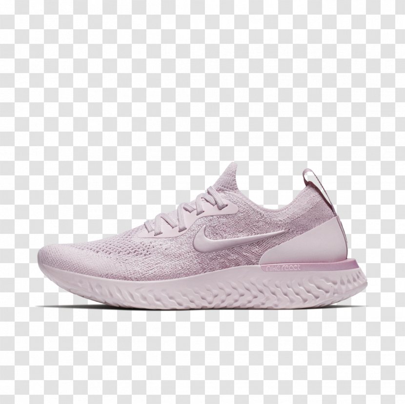 Nike Epic React Flyknit Women's Men's Sports Shoes - Shoe Transparent PNG
