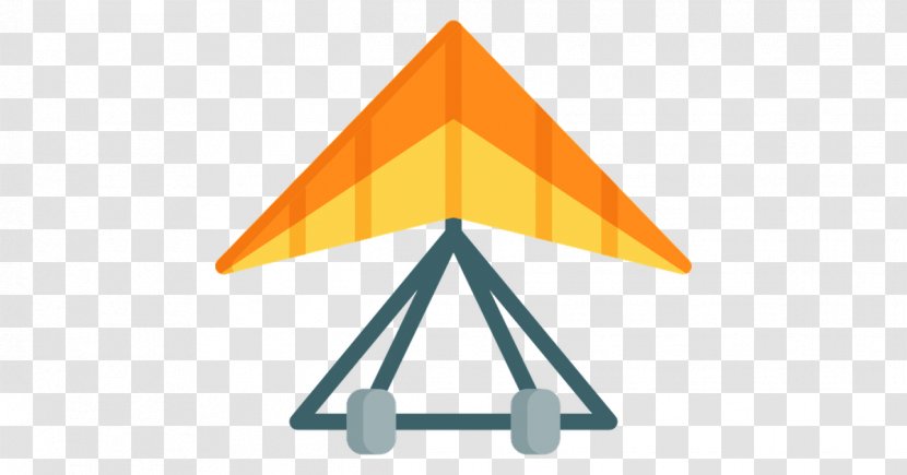 Hang Gliding - Plain Text - Orange Transparent PNG