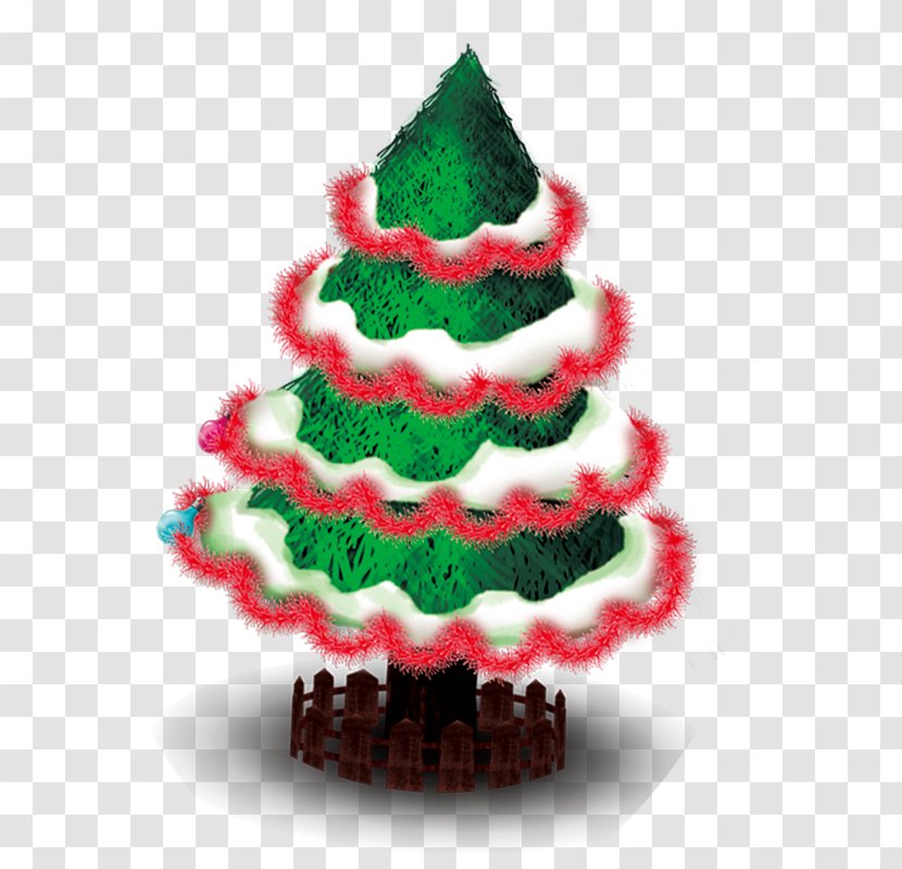 Christmas Tree - Cake - Vector Material Transparent PNG