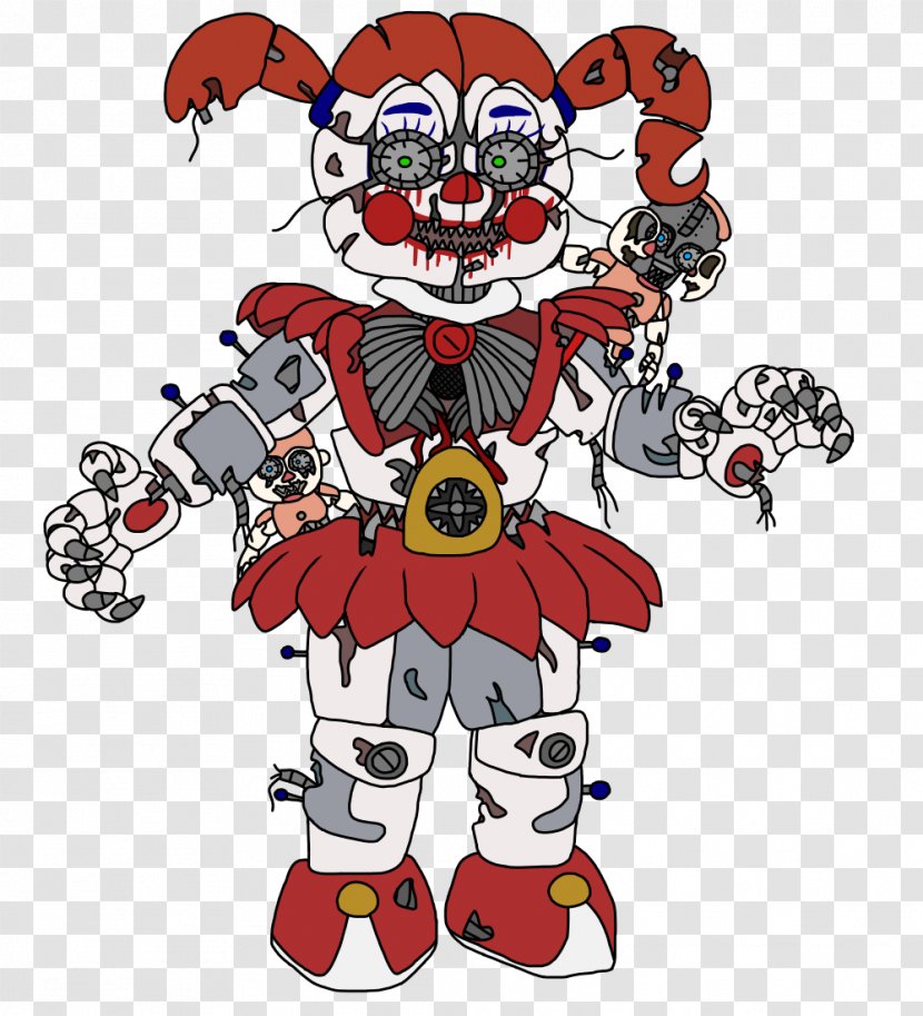 Five Nights At Freddy's: Sister Location Art Freddy's 2 Clown Drawing - Freddy S - Circus Transparent PNG