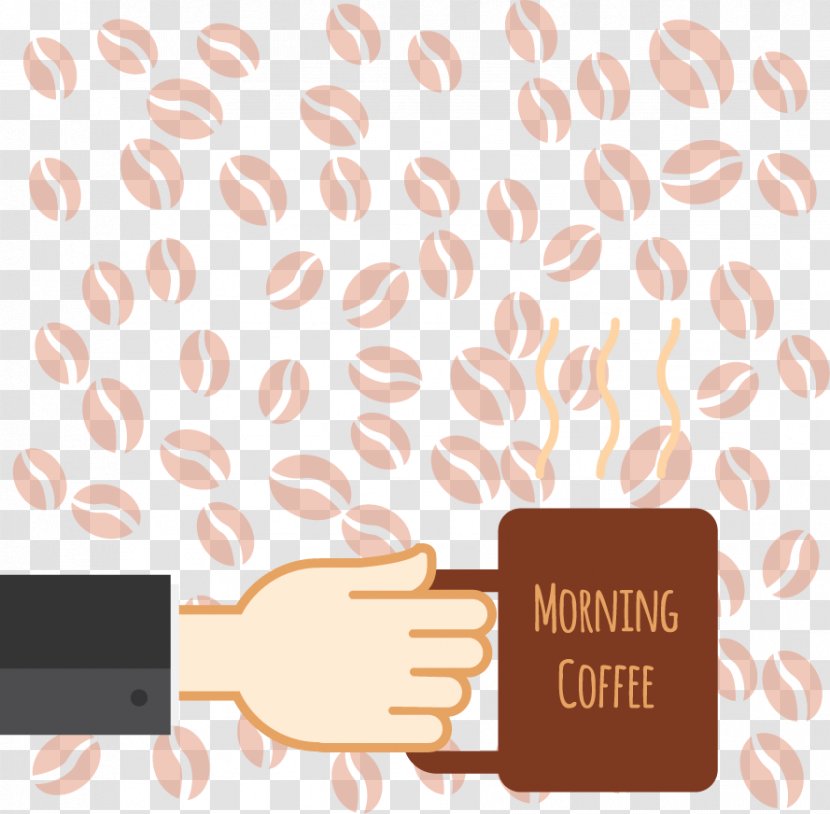 Coffee - Peach - Vector Morning Transparent PNG