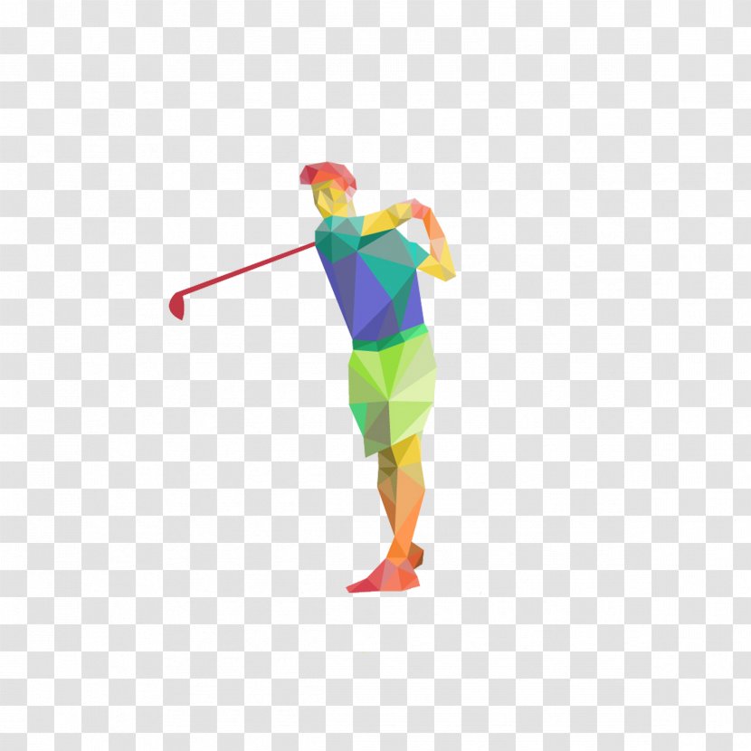 Golf Course Golfer Club - Abstract Design Transparent PNG