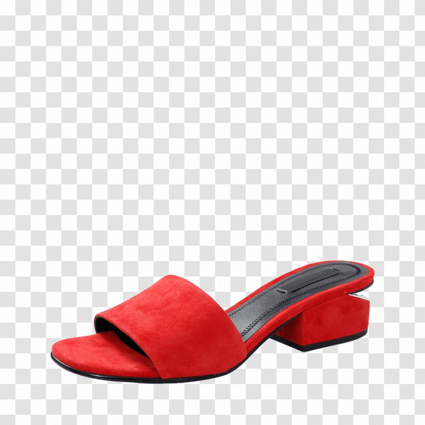 Sandal High-heeled Shoe Mule Slide - Patent Leather Transparent PNG