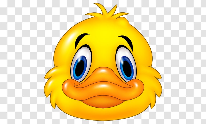 Duck Cartoon - Smiley - Small Yellow Vector Transparent PNG