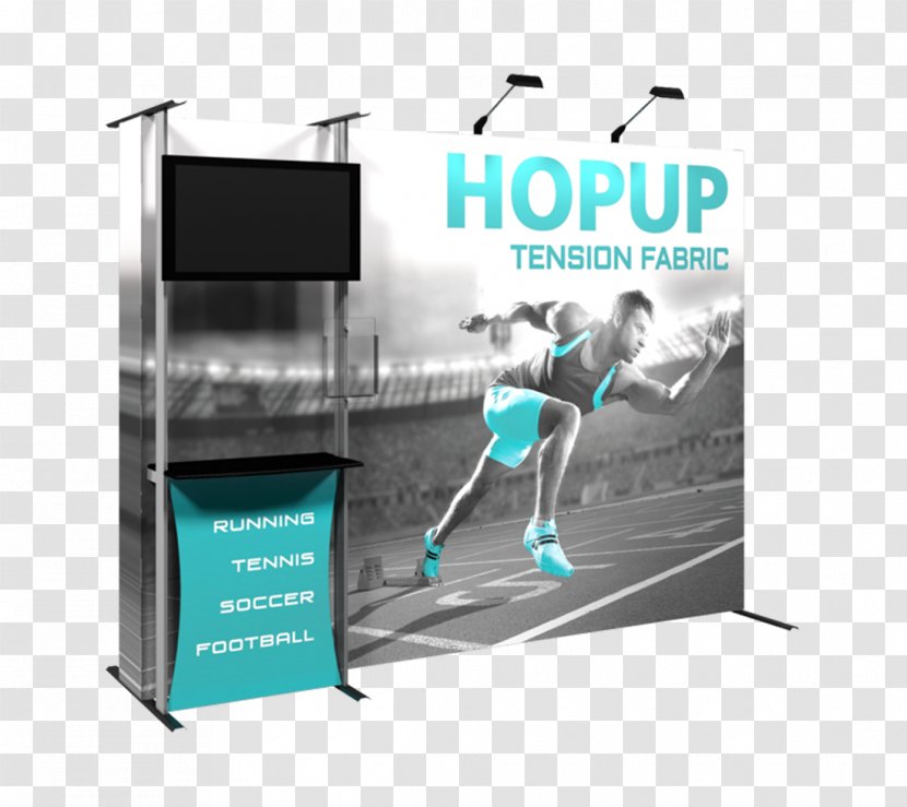 Trade Show Display Textile Computer Monitors Pop-up Ad MYDISPLAYSOURCE, LLC. - Popup - Hopup Transparent PNG