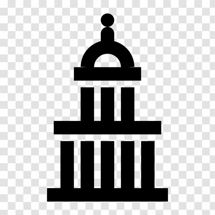 United States Capitol Dome Building - Black And White - Us Transparent PNG