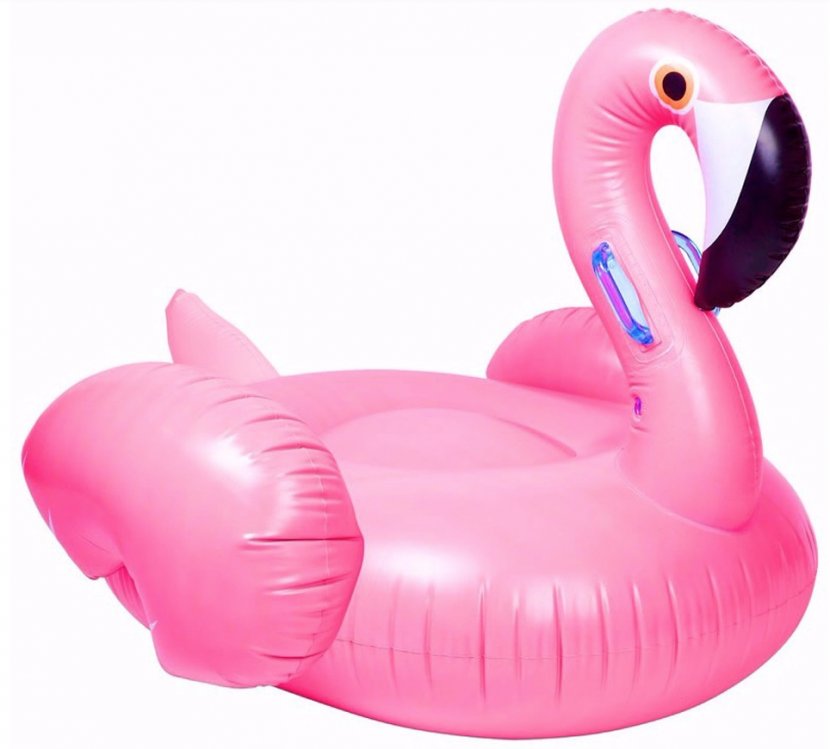 Swimming Pool Inflatable Swim Ring Toy Pink - Float - Flamingo Transparent PNG