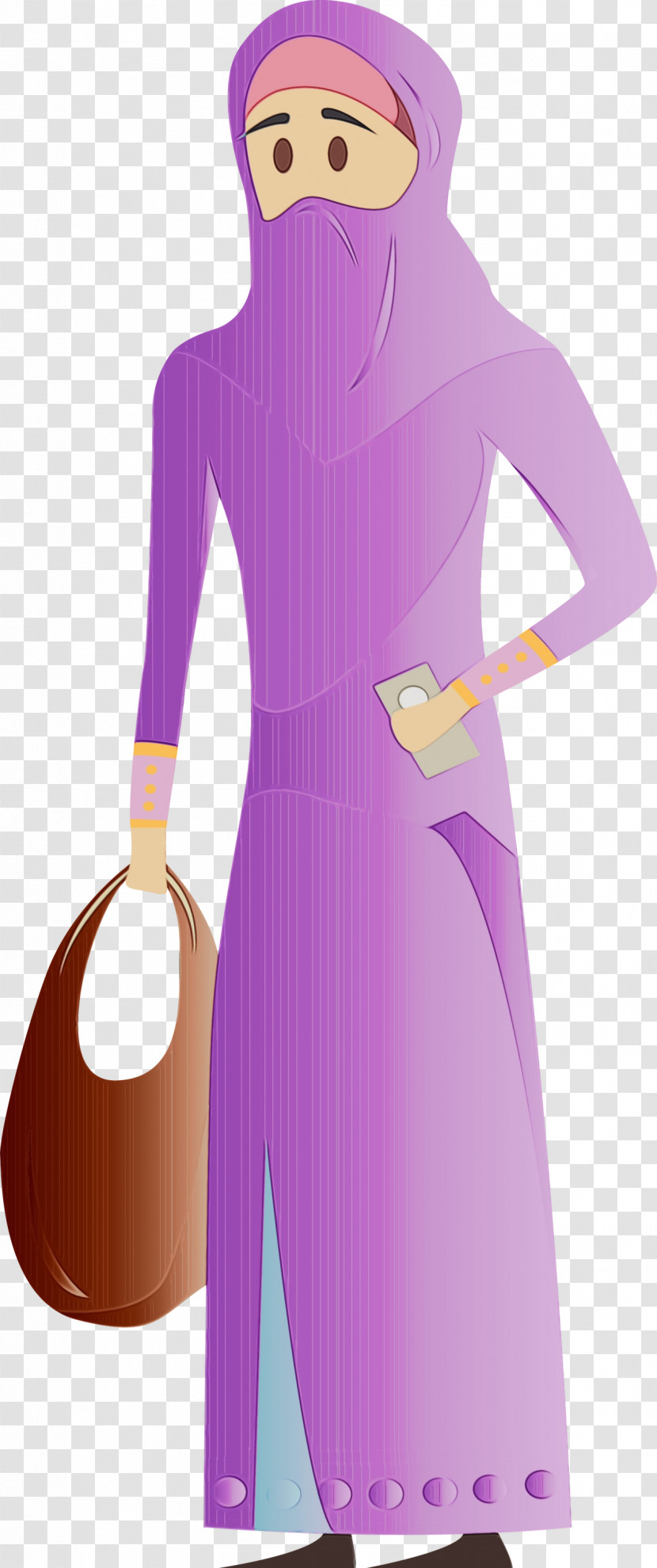 Violet Purple Lilac Dress Neck Transparent PNG