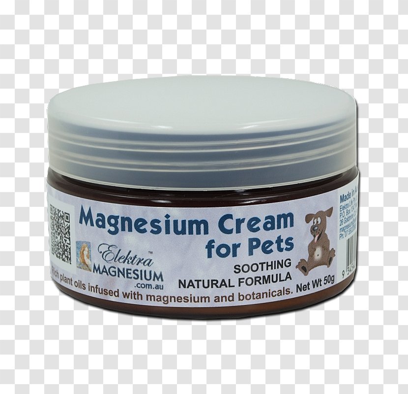 Cream Dog Horse Pet Magnesium Chloride - Lotion Transparent PNG