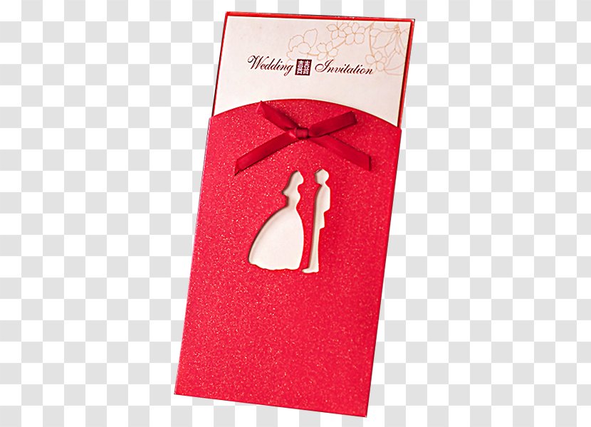 Wedding Invitation Paper Chinese Marriage - Invitations Transparent PNG