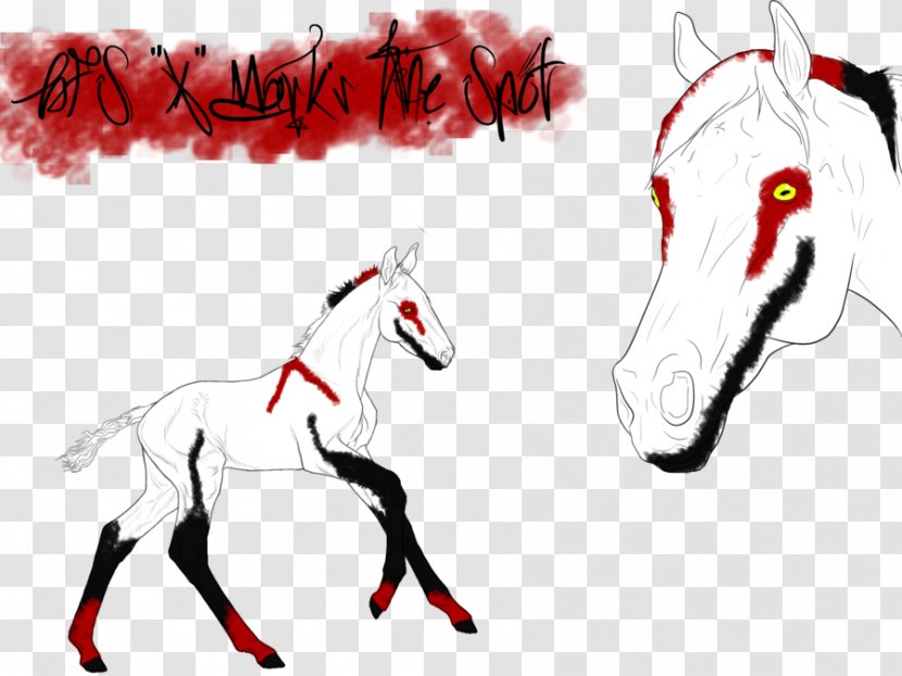 Mustang Drawing Pack Animal Mane /m/02csf - Art Transparent PNG