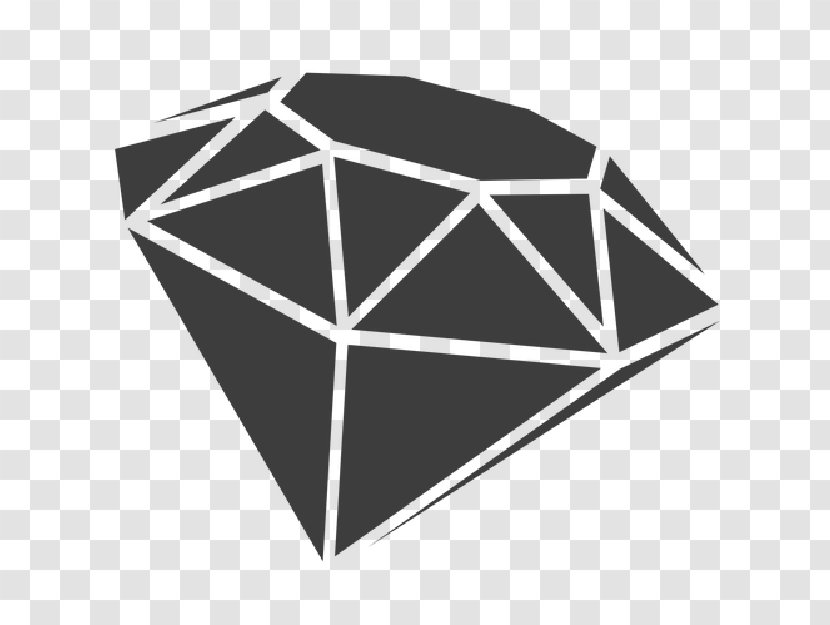 Clip Art Diamond Image - Monochrome Photography Transparent PNG