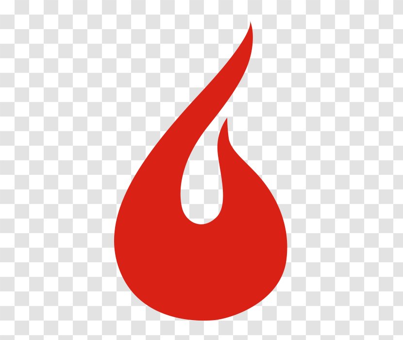 Crescent Symbol Circle - Mouth - Red Flame Transparent PNG