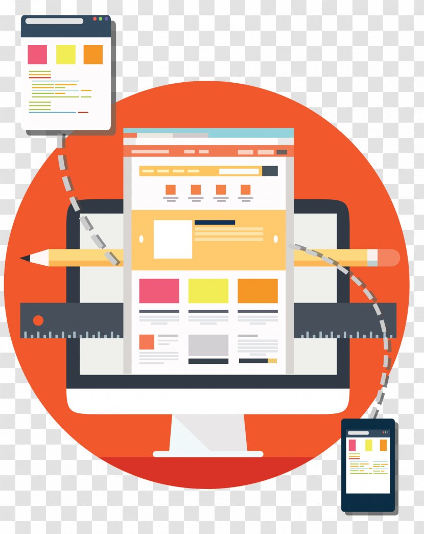 Responsive Web Design Graphic Graphics - Area Transparent PNG