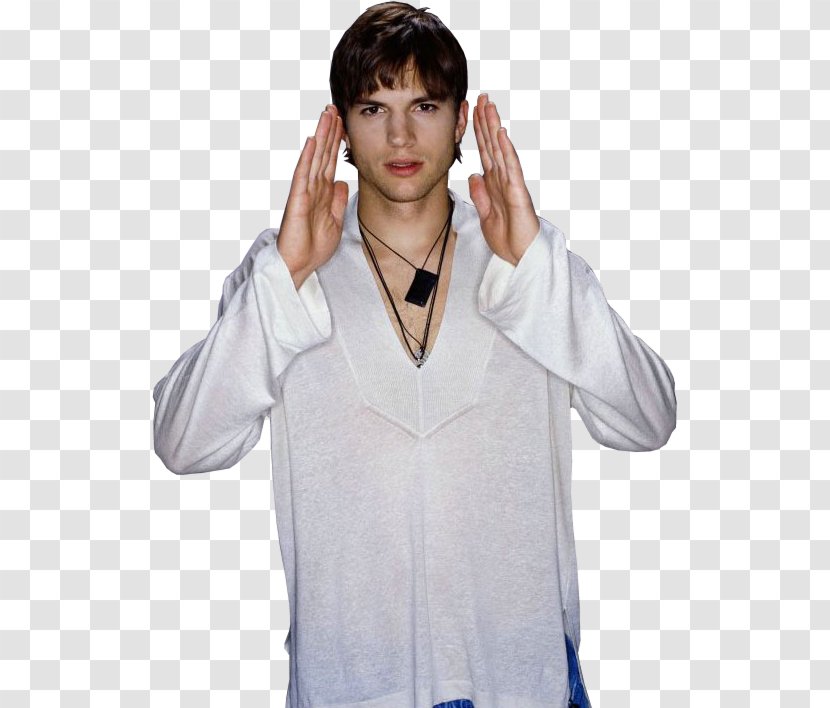 Ashton Kutcher T-shirt - Shoulder Transparent PNG