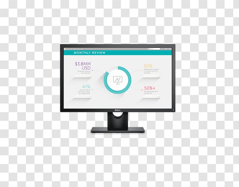 Dell Computer Monitors 1080p LED-backlit LCD IPS Panel - Multimedia - Phnom Penh Pattern Business Card Template Transparent PNG