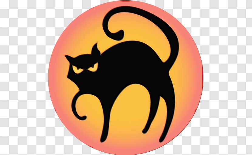 Cat Cartoon - Wet Ink - Symbol Tail Transparent PNG