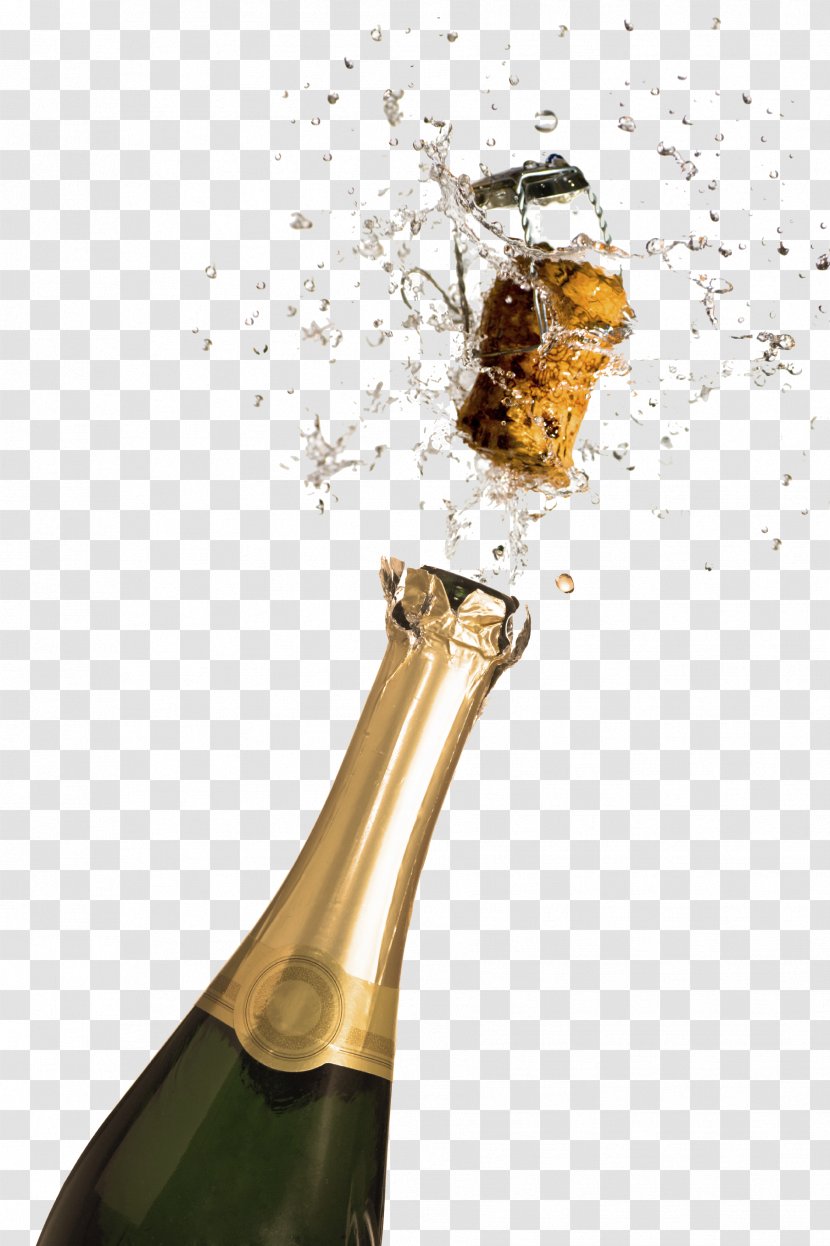 Champagne Wallpaper - Popping Transparent PNG