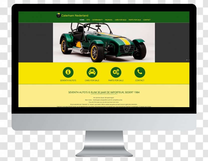 Responsive Web Design Landing Page - Display Advertising - Website Mockup Transparent PNG