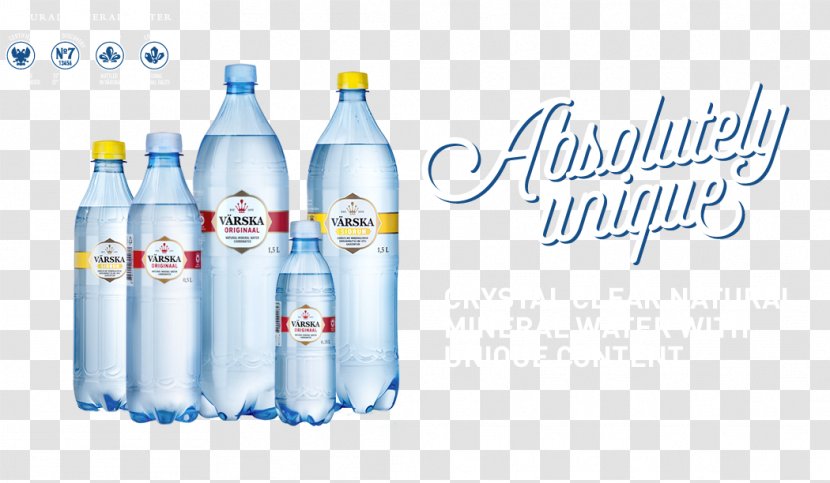 Mineral Water Värska Vesi AS Bottled Originaal - Bottles - Web Banner Cosmetics Transparent PNG
