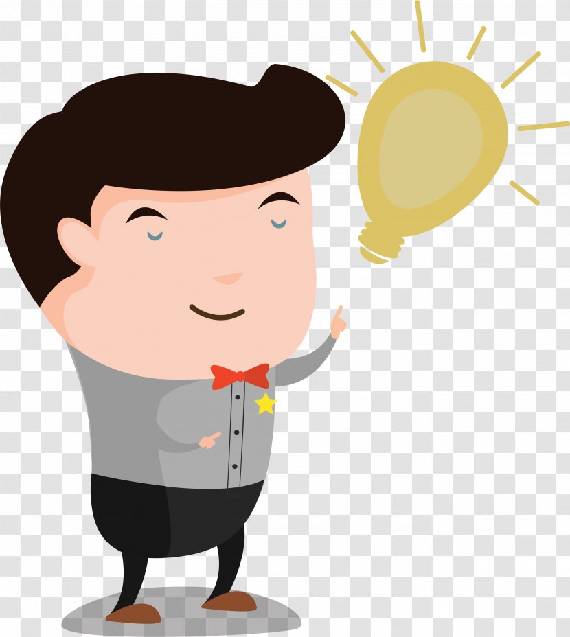 Cartoon Drawing Clip Art - Male - Person Who Writes Transparent PNG