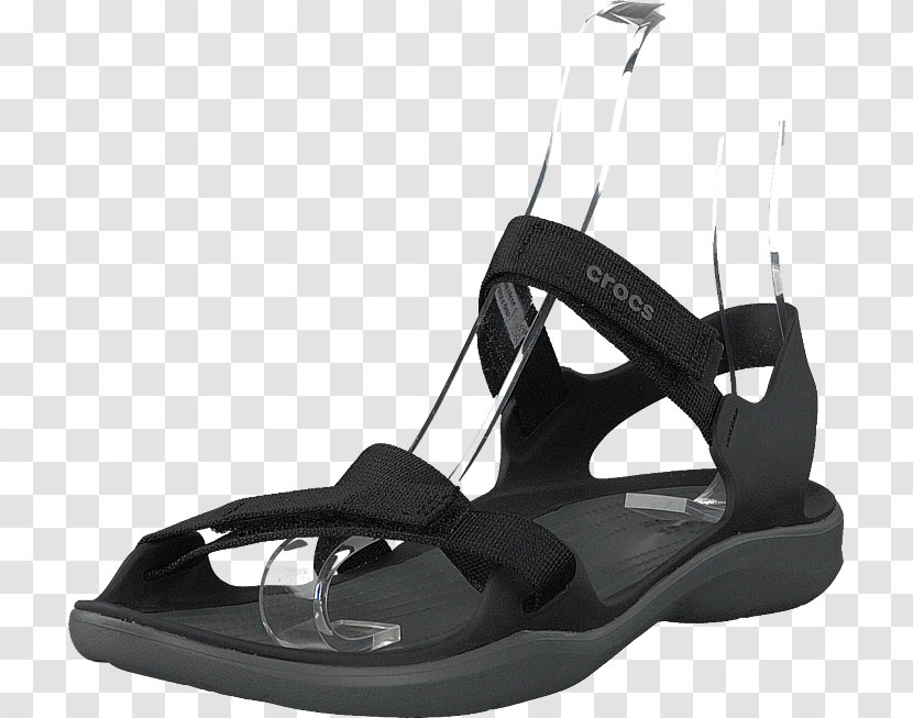 Crocs Women's Swiftwater Webbing Sandal Sports Shoes - Footwear Transparent PNG