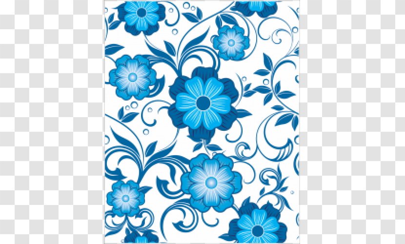 Paper Floral Design Flower Blue Partition Wall - Pin Transparent PNG