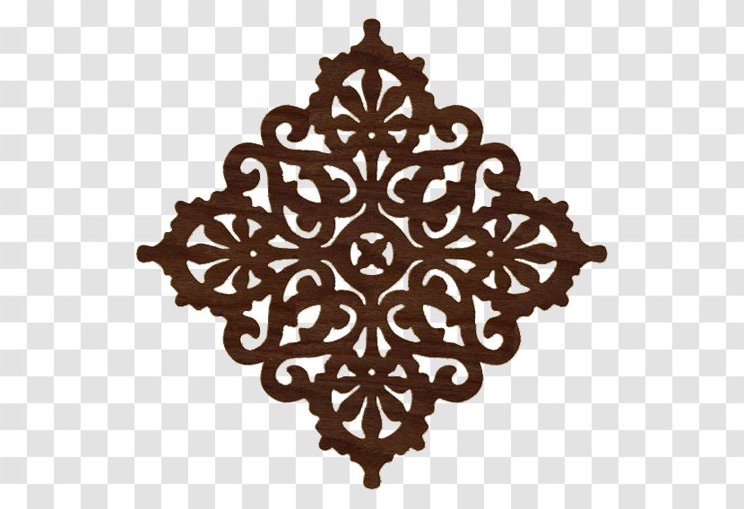 Scroll Saws Woodworking Pattern Fretwork - Flower - Silhouette Transparent PNG