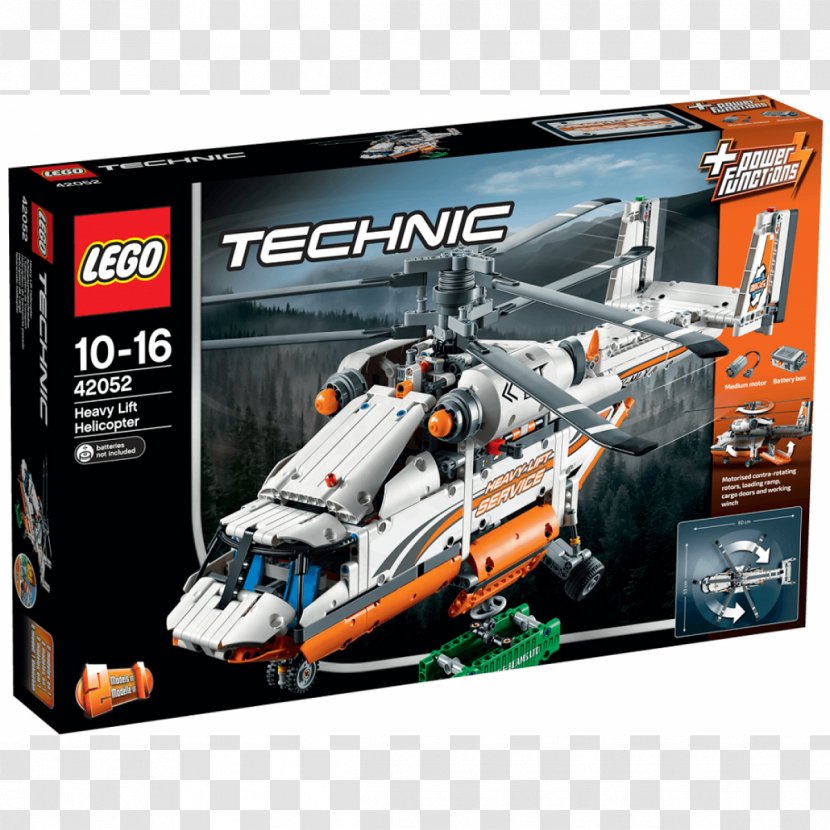 Lego Technic Heavy Lift Helicopter 42052 LEGO Large Cargo - Toy Transparent PNG
