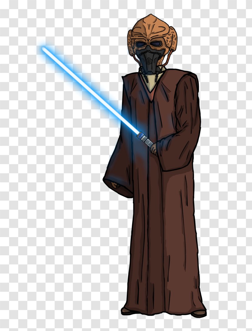 Plo Koon Drawing Star Wars Lightsaber - Cold Weapon - Draw Transparent PNG