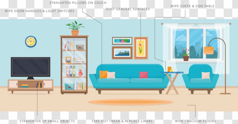 Royalty-free Television - Color - Interior Design Transparent PNG