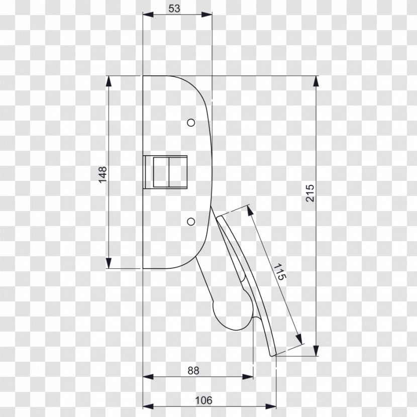 Drawing Point Diagram Angle - White - Emergency Vehicle Equipment Transparent PNG