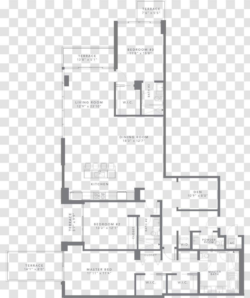 Floor Plan Bijou Bay Harbor Storey Building - Drawing Transparent PNG