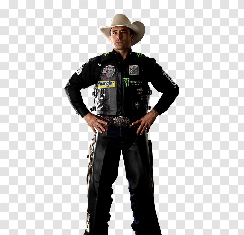 Guilherme Marchi Brazil Professional Bull Riders Riding Standee - PBR Transparent PNG