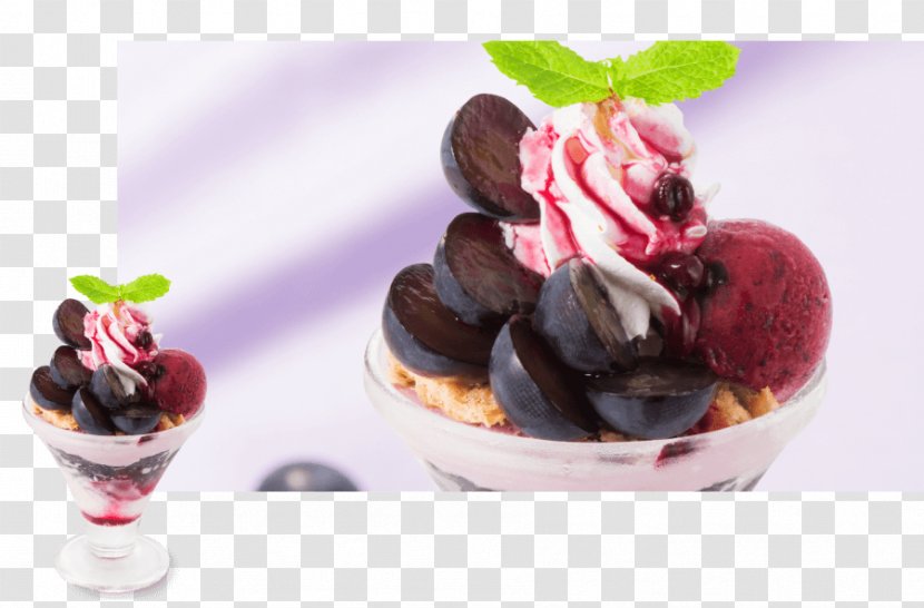 Sundae Gelato Parfait Cream Gelatin Dessert - Berry Transparent PNG