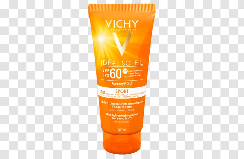 Sunscreen Lotion Vichy Cosmetics Cream - Solaire Transparent PNG