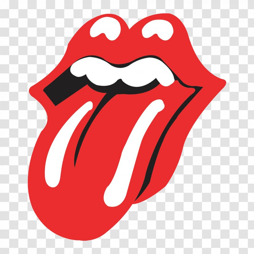 The Rolling Stones Logo Musical Ensemble - Cartoon - Tongue Transparent PNG