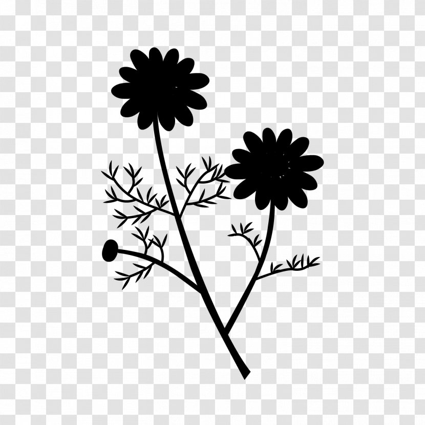 Chrysanthemum Leaf Floral Design Pattern - Sticker - Branch Transparent PNG
