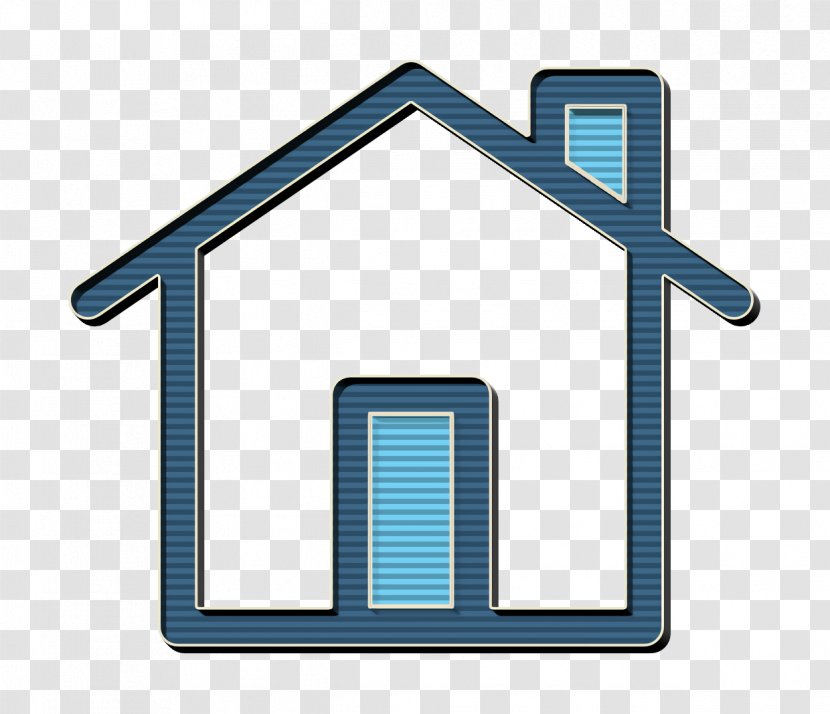 Linear Color Web Interface Elements Icon Home Buildings - Property - Roof Transparent PNG