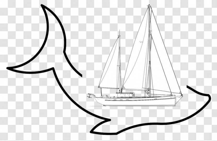 Sail Clip Art Schooner Brigantine Caravel - Tall Ship Transparent PNG