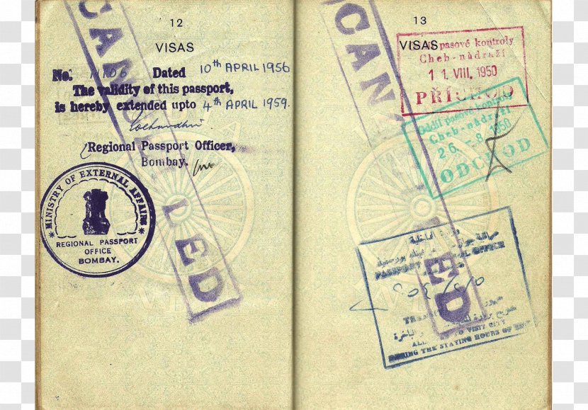 Indian Passport Identity Document Travel Visa - History Of The Jews In India Transparent PNG
