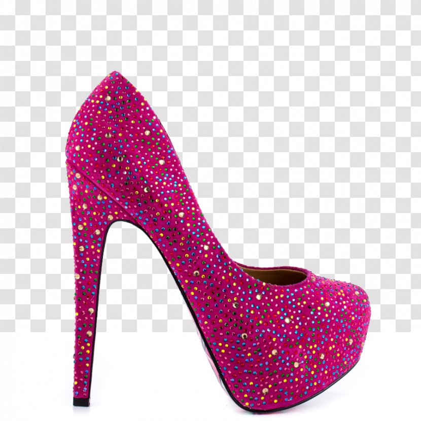 High-heeled Shoe Stiletto Heel Calf - Purple - Footwear Transparent PNG