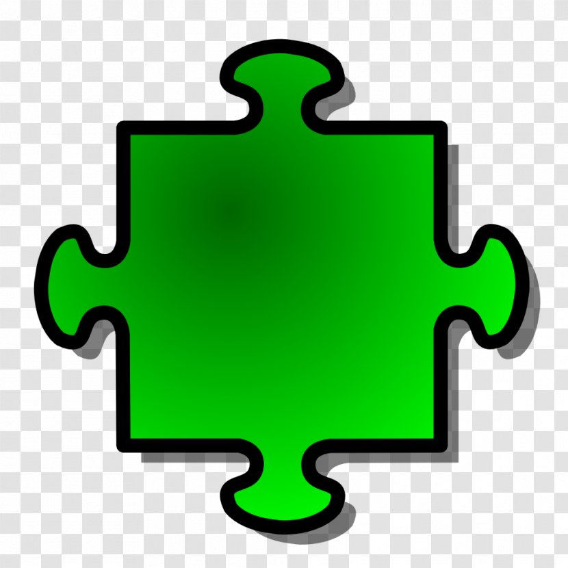 Jigsaw Puzzles Green Puzzle Clip Art - Symbol Transparent PNG