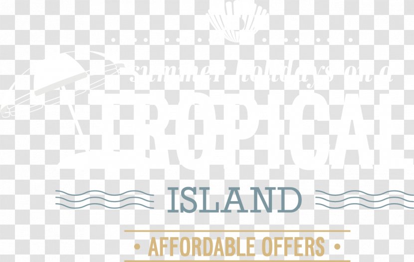 Paper Logo Brand Font - Island Travel Poster Transparent PNG